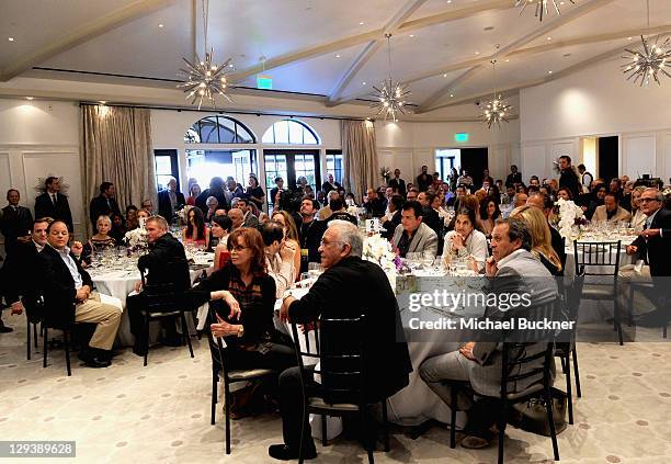 General view of atmosphere during The First Annual Los Angeles Food & Wine Hosts Wolfgang Puck's Sunday Brunch & Charity Auction at Wolfgang Puck at...