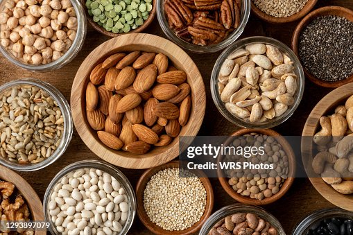 Healthy nuts, seeds and legumes (beans) Healthy nuts, seeds and legumes (beans)