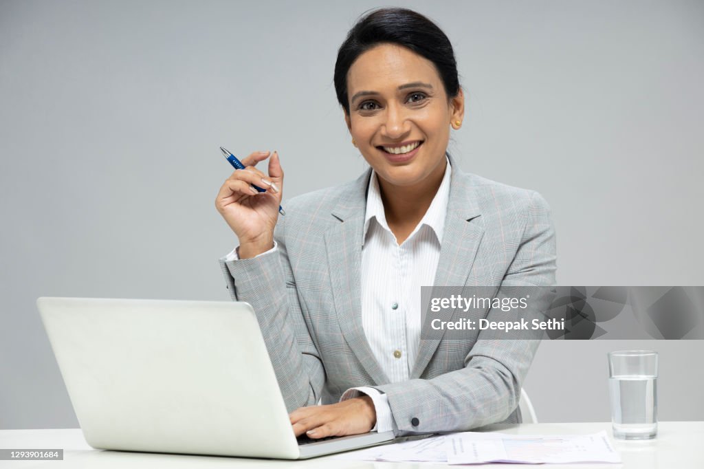 Business woman - stock photo