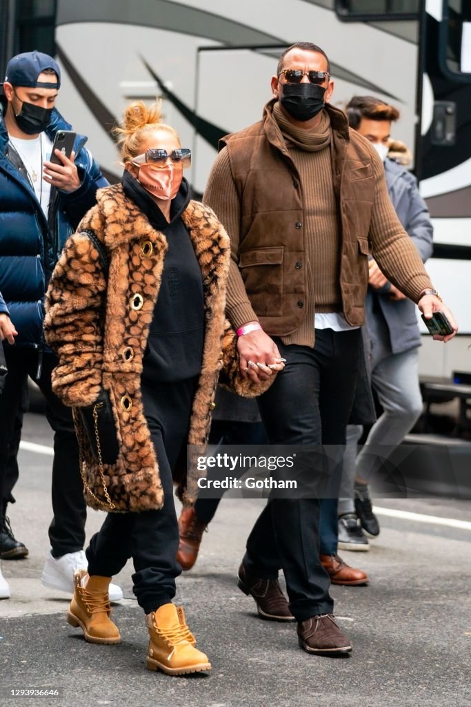 Celebrity Sightings In New York City - December 31, 2020