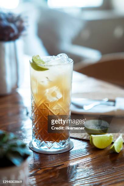 fresh cocktail - rum tasting stock pictures, royalty-free photos & images