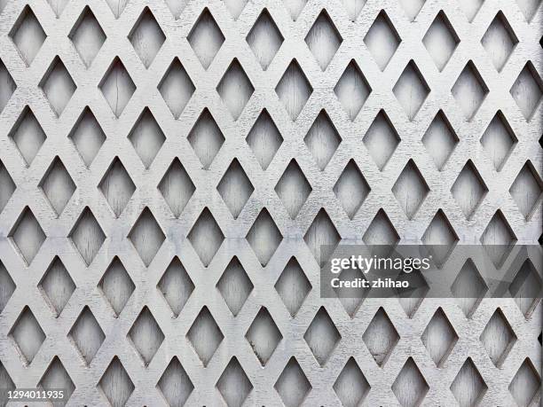 lattice background wall - motif en losange photos et images de collection