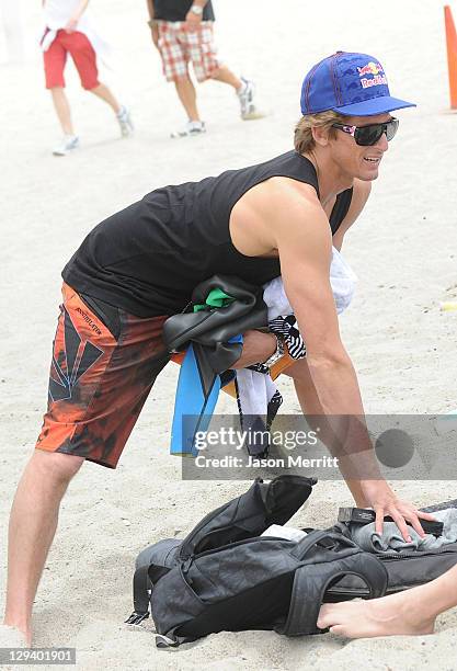 Professional surfer Bruce Irons during the Oakley annual "Learn to Ride" surf trip fueled by Muscle Milk at Montage Laguna Beach Hotel on June 25,...