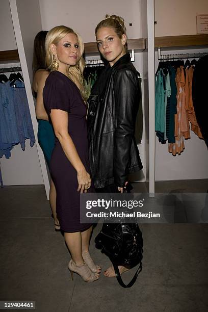 Bobi Designer Kara Lusardi and Contributing Stylist for Los Angeles Magazine Caroline Cagney attend the Bobi Sample Sale for a Cause on June 23, 2010...