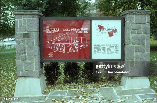 Rutgers University in New Brunswick, New Jersey on October 26, 1981.