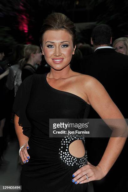 Actress Lauren Goodger attends the nominees party for 'The Philips British Academy Television and British Academy Television Craft Awards' at Coutts...