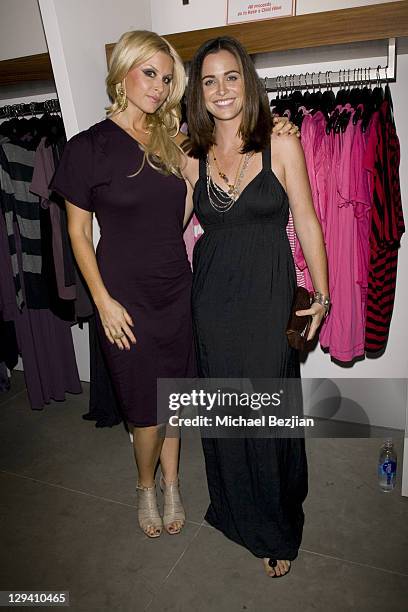 Bobi Designer Kara Lusardi and actress Christina Woods attend the Bobi Sample Sale for a Cause on June 23, 2010 in Los Angeles, California.