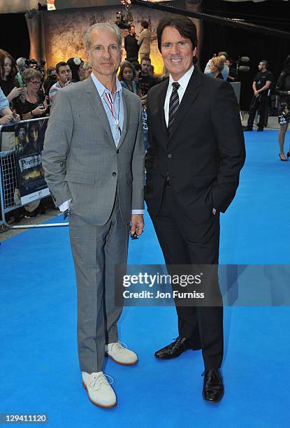 Director Rob Marshall and John Deluca arrive for the UK Premiere of 'Pirates Of The Caribbean: On Stranger Tides' at Vue Westfield on May 12, 2011 in...