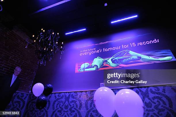 General view of atmosphere at SVEDKA Vodka's Night Of A Billion Reality Stars Premiere Event at Lexington Social House on April 7, 2011 in Hollywood,...