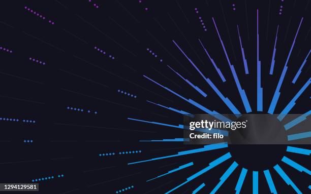 illustrazioni stock, clip art, cartoni animati e icone di tendenza di burst rays sfondo astratto - impatto