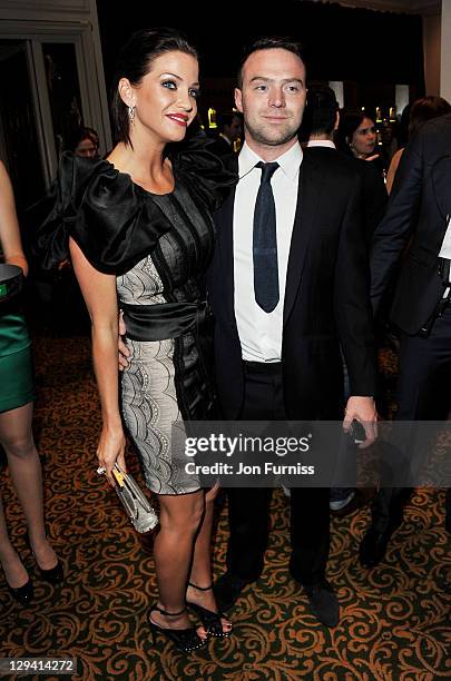Singer Sarah Harding and DJ Tom Crane attend The Jameson Empire Awards 2011 at The Grosvenor House Hotel on March 27, 2011 in London, England.