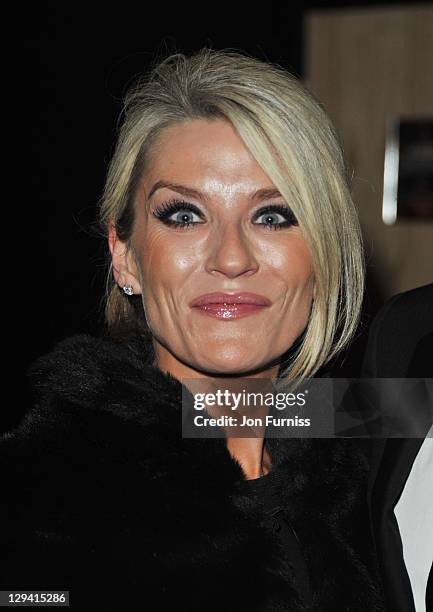 Zoe Lucker attends the European Premiere of 'Due Date' at Empire Leicester Square on November 3, 2010 in London, England.