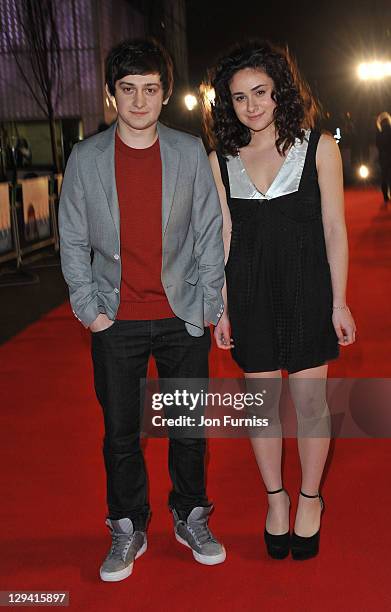 Craig Roberts and Yasmin Paige attends the UK premiere of 'Submarine' at BFI Southbank on March 15, 2011 in London, England.