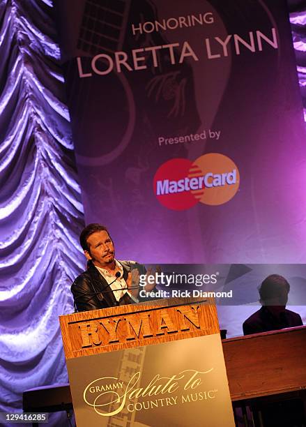 George Flanigen during the GRAMMY Salute to Country Music Honoring Loretta Lynn presented by Mastercard and hosted by The Recording Academy at Ryman...