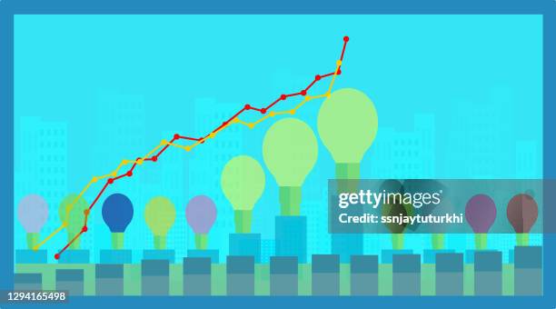 business, - skyline stock illustrations