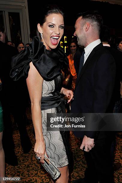 Singer Sarah Harding attends The Jameson Empire Awards 2011 at The Grosvenor House Hotel on March 27, 2011 in London, England.