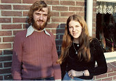Retro seventies couple