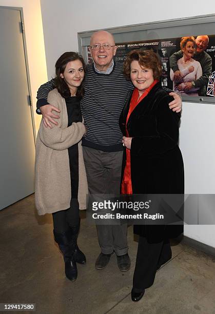 Beth Cooke, Niall Buggy, and Brenda Blethyn attend the opening night of "Haunted" at 59E59 Theaters on December 8, 2010 in New York City.