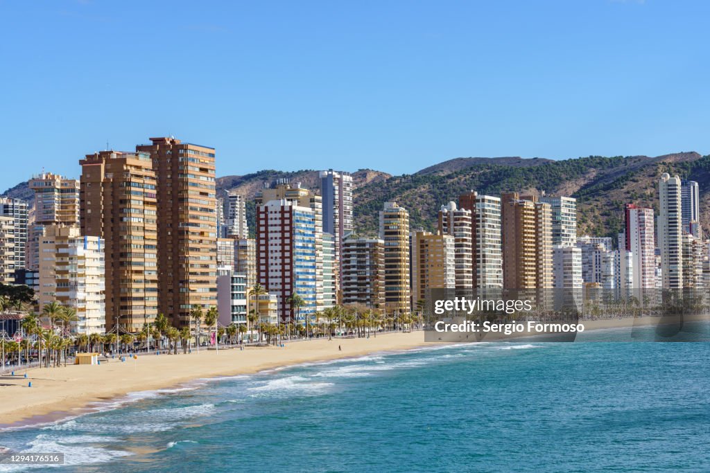 Benidorm Playa de Levante, Spain