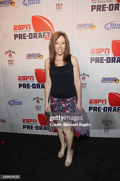 Linda Cohn attends the Eighth Annual Pre-Draft party presented by ESPN The Magazine at Espace on April 27, 2011 in New York City.