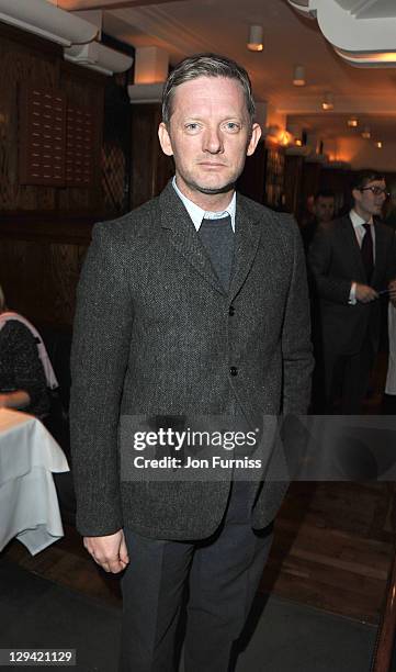 Douglas Henshall attends the 20th anniversary of the famous restaurant at The Ivy on November 9, 2010 in London, England.