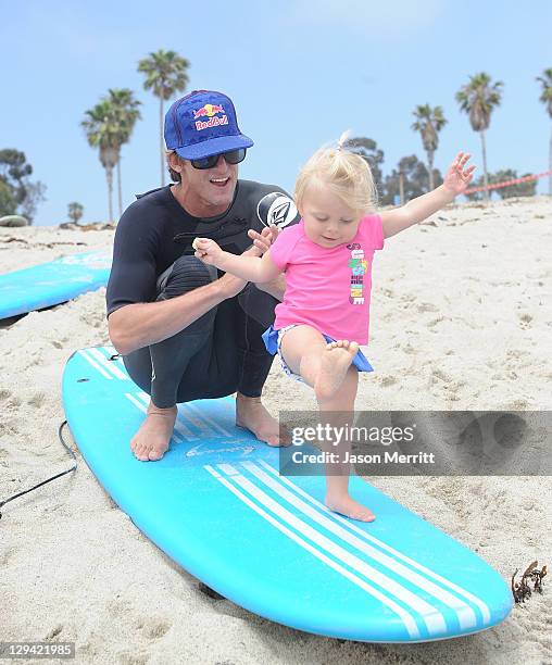 Professional surfer Bruce Irons during the Oakley annual "Learn to Ride" surf trip fueled by Muscle Milk at Montage Laguna Beach Hotel on June 25,...