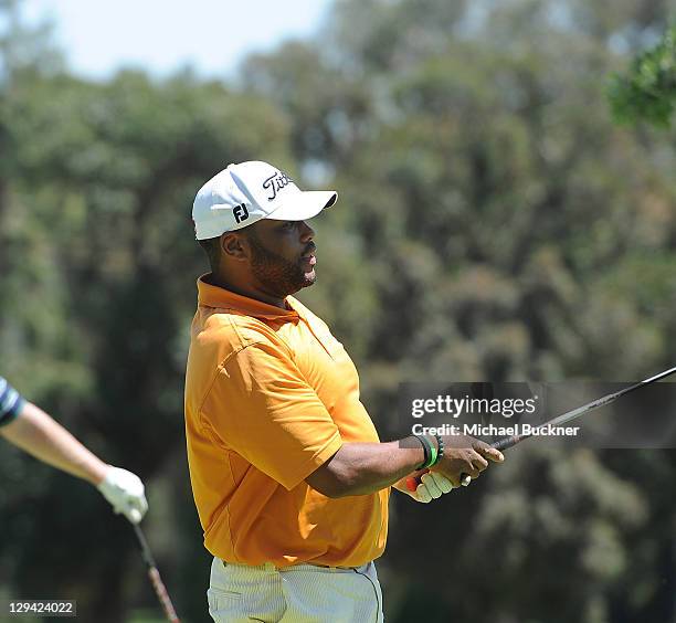 Actor Anthony Anderson attends the Fourth Annual George Lopez Celebrity Golf Classic benefitting the Lopez Foundation at Riviera Country Club on May...