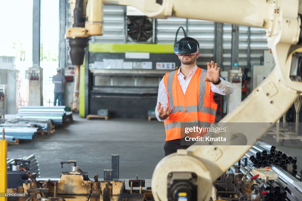 Remote Control Process Industrial 40 Remote Control Working Process High-Res Stock Photo ...