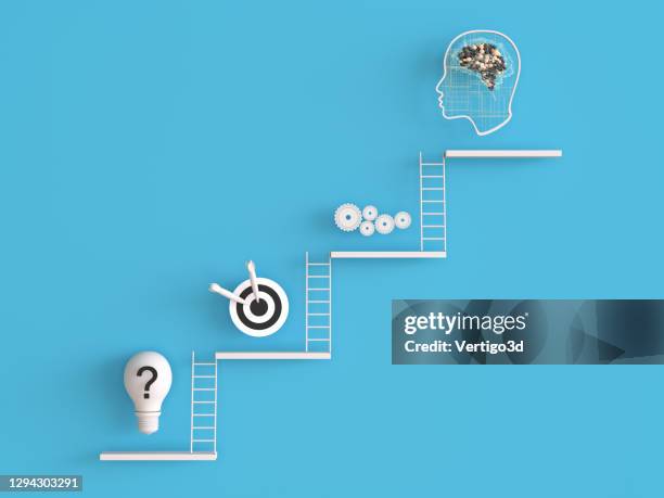 abstract ladder problems and solutions digital concept - expertise abstract stock pictures, royalty-free photos & images