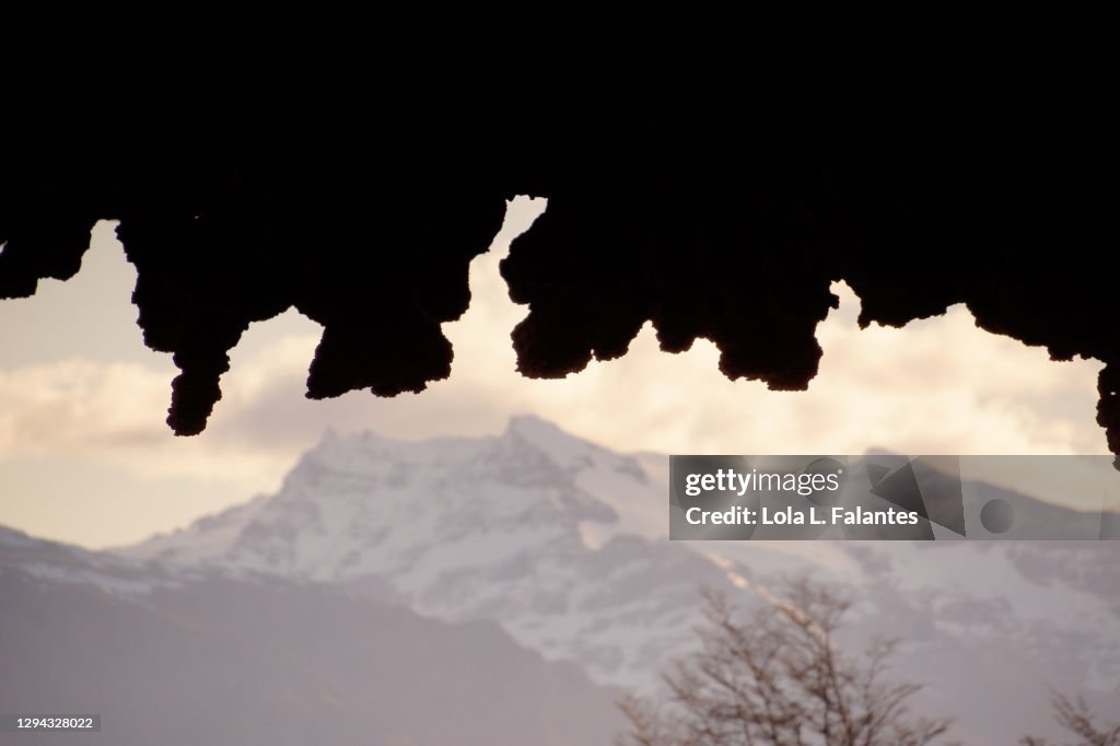 View from Cueva del Milodon natural monument, Patagonia, Chile