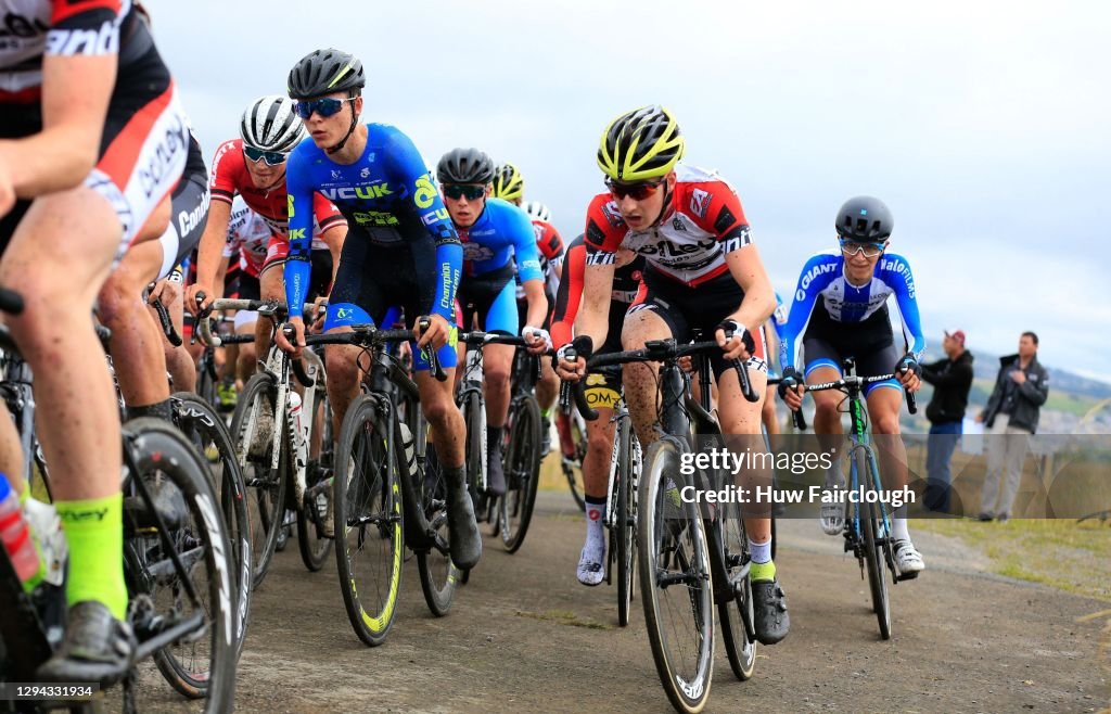 Tom Pidcock riding in the Junior Tour of Wales 2016