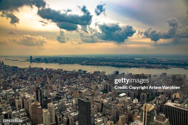 New York At Sunset High-Res Stock Photo