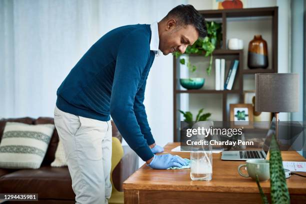 life during covid takes a lot of extra care - tidy desk stock pictures, royalty-free photos & images