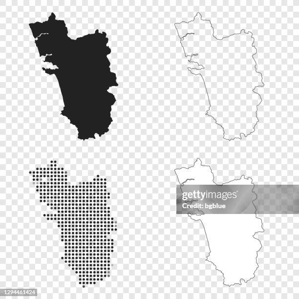 Goa Line Map Goa Map High Res Illustrations - Getty Images