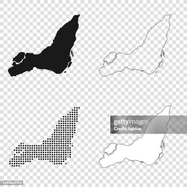 ilustraciones, imágenes clip art, dibujos animados e iconos de stock de mapas de la isla de montreal para el diseño - negro, contorno, mosaico y blanco - isla de montreal