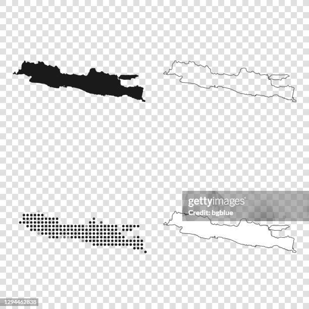 White Outline Java Java Maps For Design Black Outline Mosaic And White High-Res Vector ...