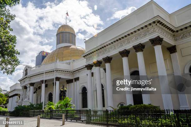 the federal legislative palace, caracas. venezuela - caracas stock pictures, royalty-free photos & images