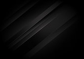 Abstract black stripes diagonal background.