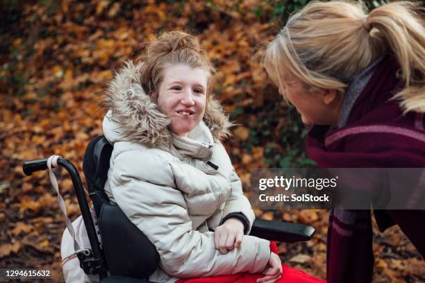 joyful day out - learning disabilities stock pictures, royalty-free photos & images