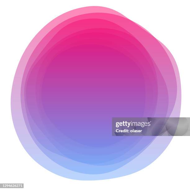 ilustraciones, imágenes clip art, dibujos animados e iconos de stock de púrpura a azul sólido desigual apilado múltiples blobs con esquinas redondas, transparente - distorsionado