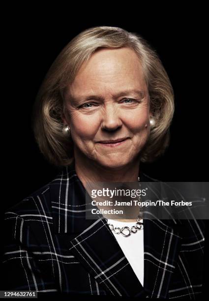 Business executive Meg Whitman is photographed for Forbes Magazine on March 11, 2020 in Los Angeles, California. COVER IMAGE. CREDIT MUST READ: Jamel...