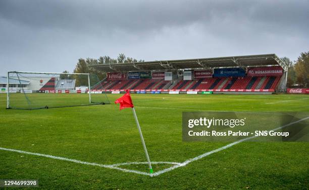 V SCOTLAND U21.AKRANESVOLLUR STADIUM, AKRANES - ICELAND .A general view of Akranesvollur Stadium ahead of a scheduled 16:30 kick off