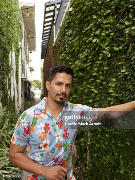 Actor Jay Hernandez is photographed for Hi Luxury Magazine on April 15, 2019 at in Los Angeles, California.