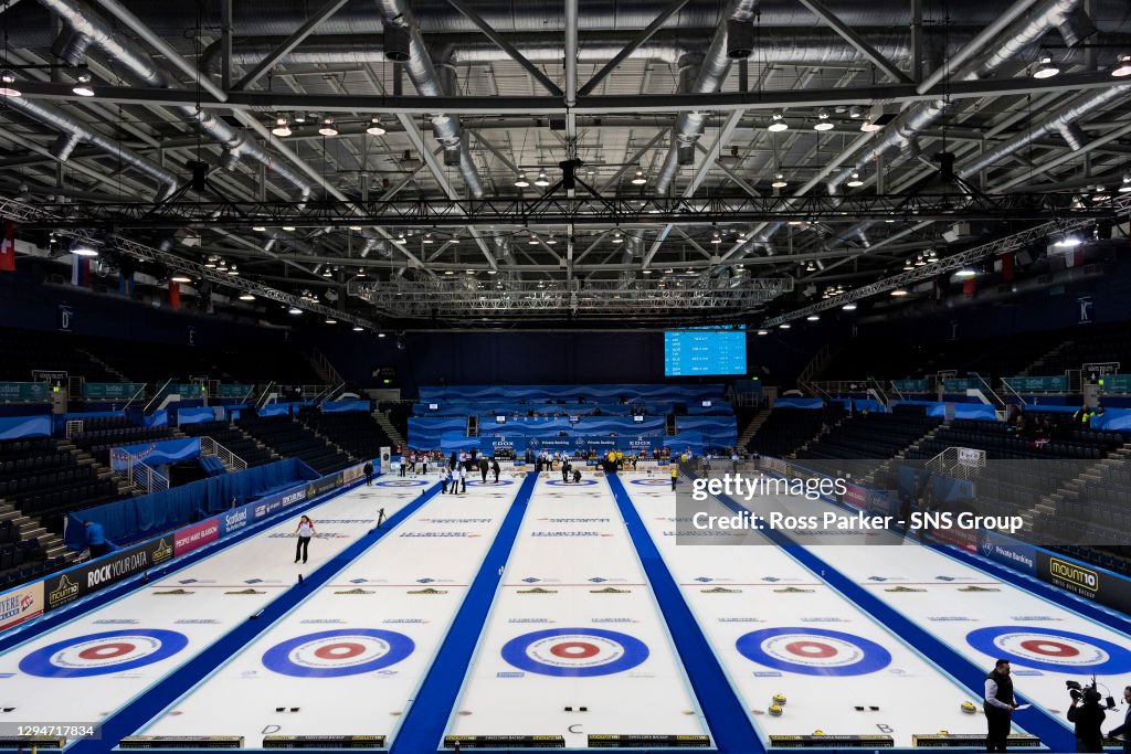 23/11/16 EUROPEAN CURLING CHAMPIONSHIP DAY 5 .BRAEHEAD ARENA - GLASGOW .General View of Braehead Arena