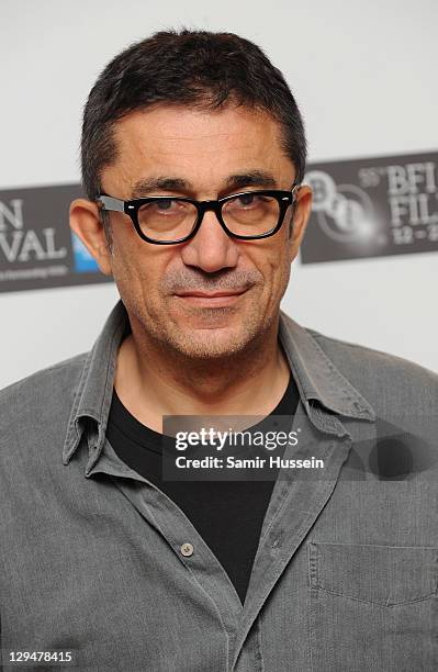 Director Nuri Bilge Ceylan attend the "Once Upon a Time in Anatolia" premiere during the 55th BFI London Film Festiva at the Vue West End on October...