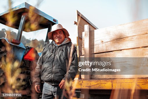 Portrait of Hispanic worker