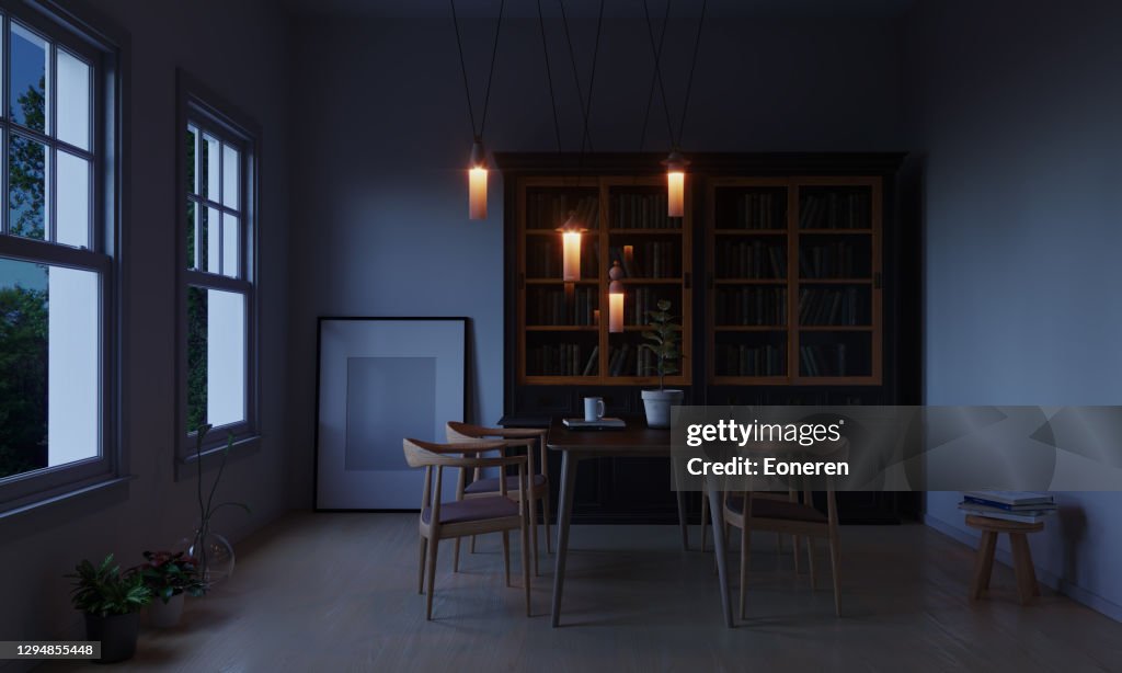 Interno semplice della stanza