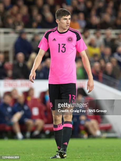 V SCOTLAND U21 .RIVERSIDE STADIUM - MIDDLESBROUGH.Ryan Williamson in action for Scotland