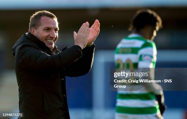 V CELTIC.GLOBAL ENERGY STADIUM - DINGWALL.Celtic manager Brendan Rodgers