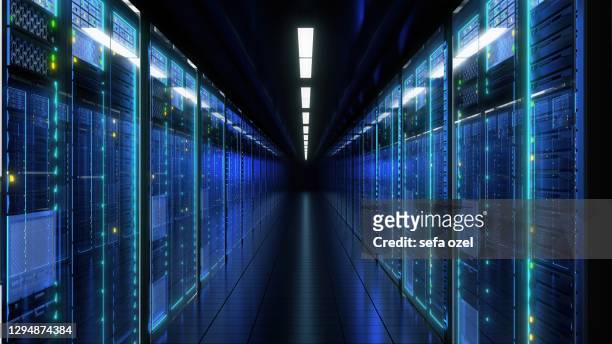 sala server - big data foto e immagini stock